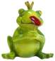 Preview: 2er Set Lustiger Frosch mit Kussmund oder Brille mittel ca. 12 cm - Dekofigur